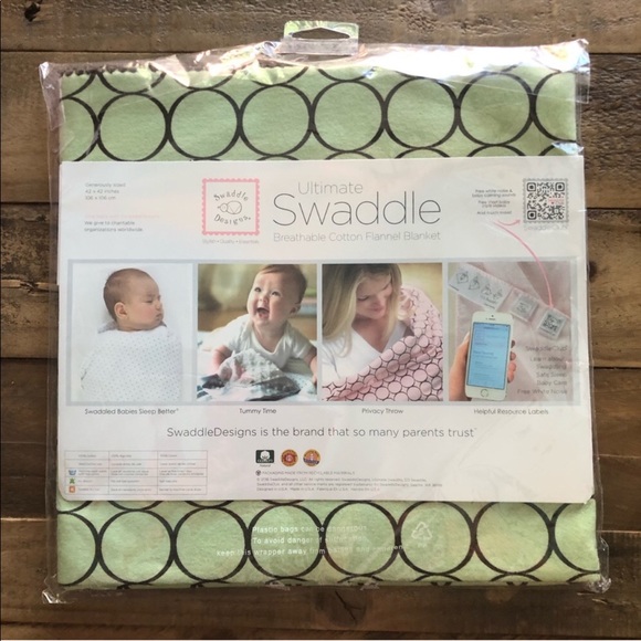 Swaddle Designs Other - 8 swaddle design green blue guitar bear stripe boy